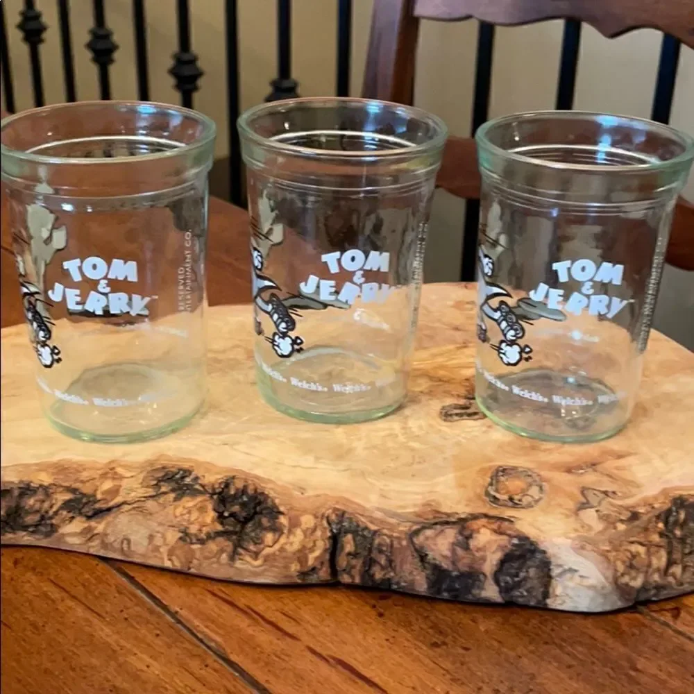 1990 Welch's Tom & Jerry Tumblers
